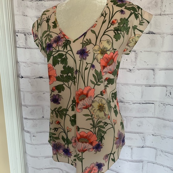 Express Women’s Cap Sleeve V-Neck Top - Picture 8 of 8